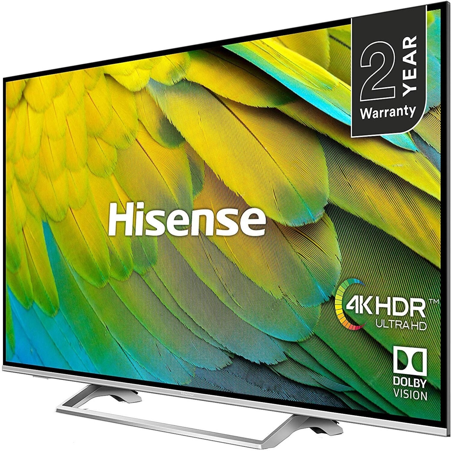 Refurbished Hisense 65" 4K Ultra HD with HDR LED Freeview Play Smart TV