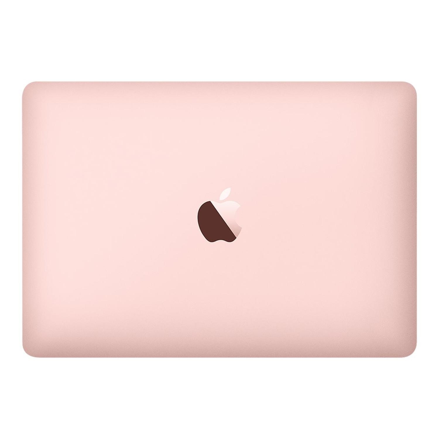 Apple pink laptop top