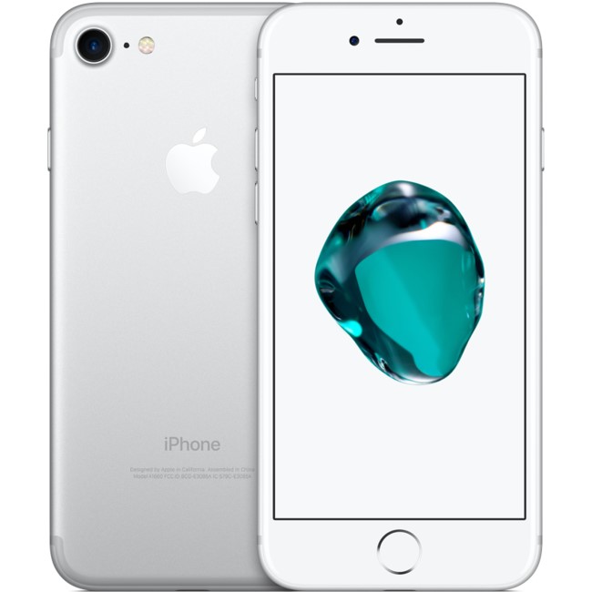 Refurbished Apple iPhone 7 Silver 4.7" 32GB 4G Unlocked & SIM Free Smartphone