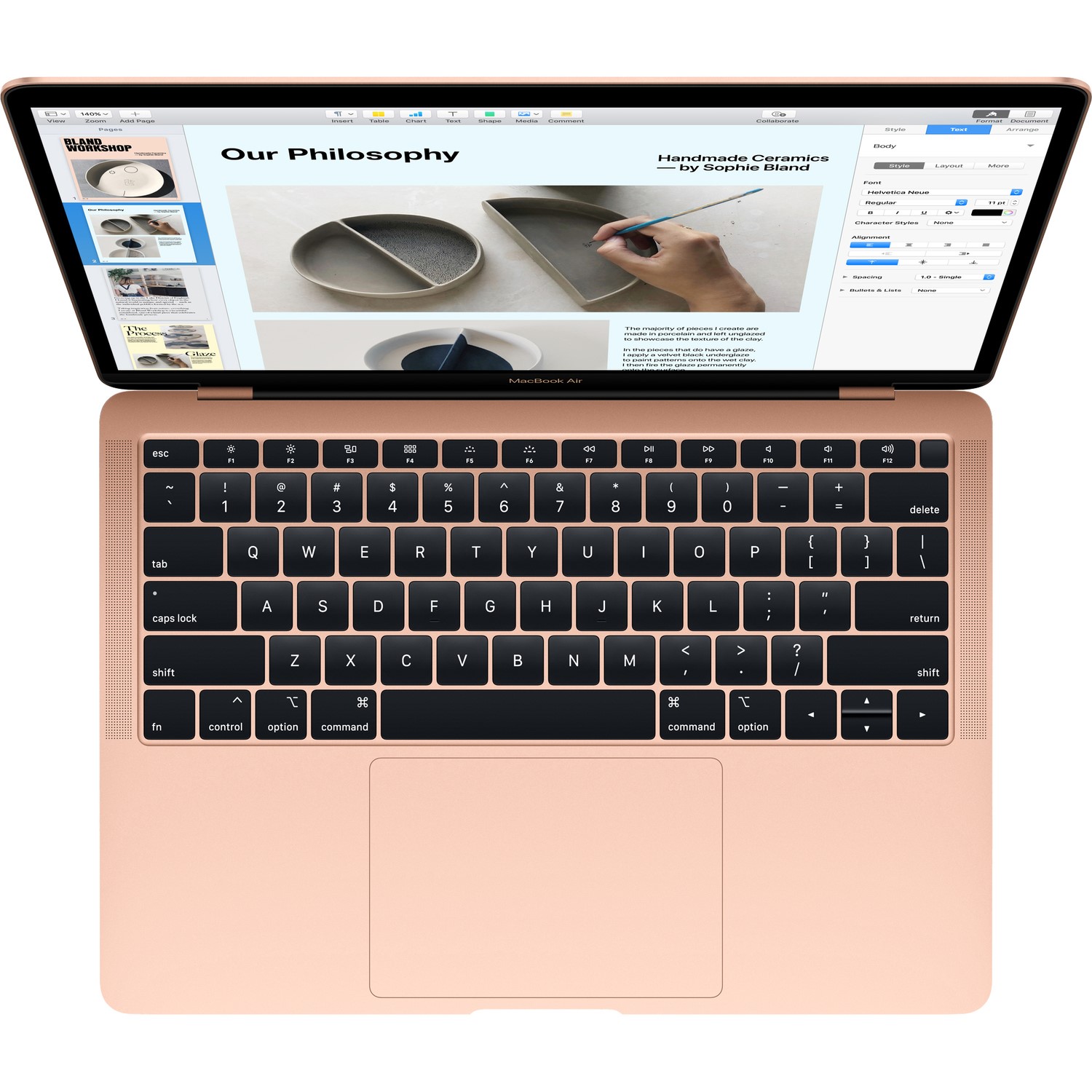 macbook air refurbished gold