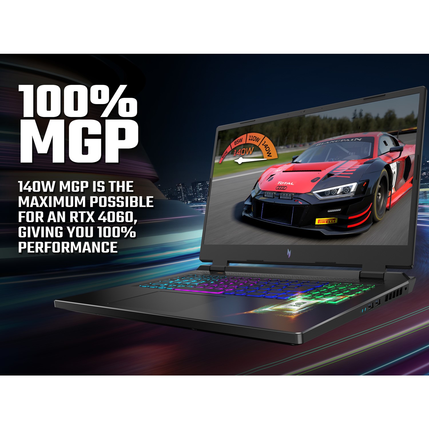 Acer Nitro 17 AN1751 Intel Core i7 16GB 1TB RTX 4060 165Hz QHD 17.3