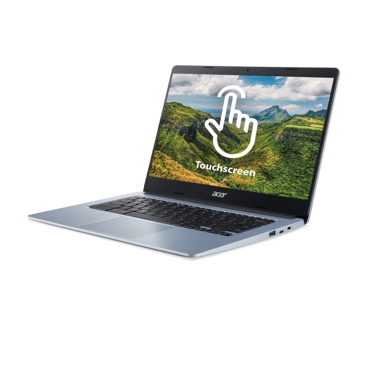 Refurbished Acer 314 Intel Celeron N4000 4GB 64GB SSD 14 Inch Touchscreen Chromebook