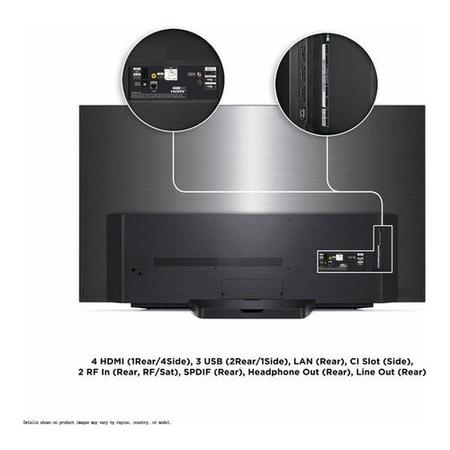 Refurbished LG 65" 4K Ultra HD with HDR OLED Freeview HD Smart TV without Stand