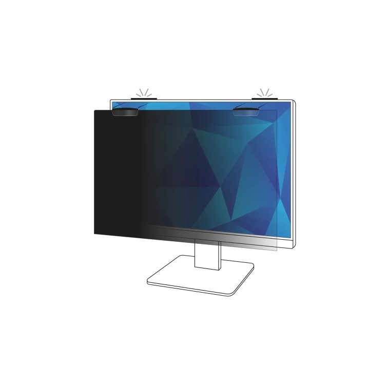 Box Opened 3M Privacy Filter for 24in Full Screen Monitor with 3M Comply Magnetic Attach 16_9 PF240W9EM