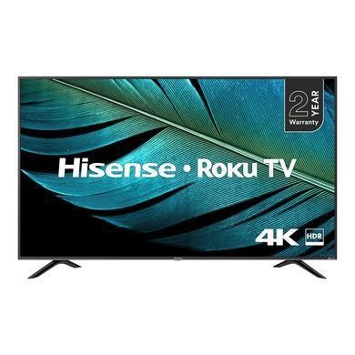Refurbished Hisense Roku 43" 4K Ultra HD with HDR LED Freeview Smart TV without Stand