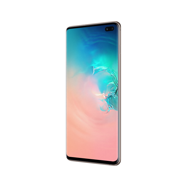 Refurbished Samsung Galaxy S10 Plus Ceramic White 6.4" 512GB 4G Unlocked & SIM Free Smartphone