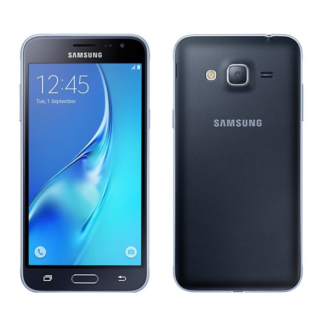 Grade A2 Samsung Galaxy J3 2016 Black 5" 8GB 4G Unlocked & SIM Free