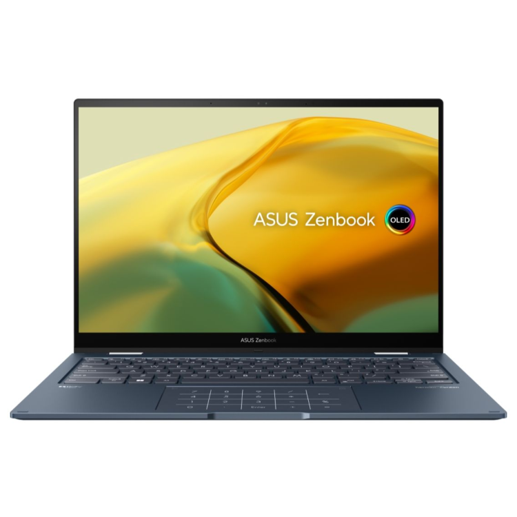 Refurbished ASUS ZenBook 14 Flip Intel Core i7 16GB RAM 512GB SSD 14 Inch Windows 11 Convertible Laptop
