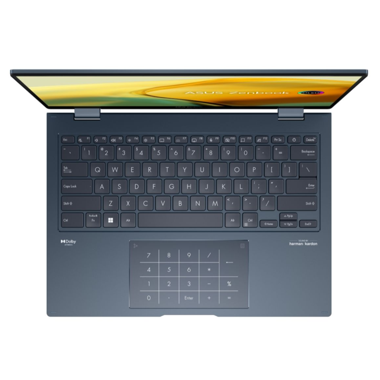 Refurbished ASUS ZenBook 14 Flip Intel Core i7 16GB RAM 512GB SSD 14 Inch Windows 11 Convertible Laptop