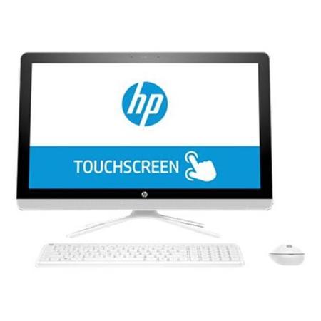 Refurbished HP 24-g085na AMD A8-7410 8GB 1TB DVD-RW 24 Inch Windows 10 Touchscreen All in One in White