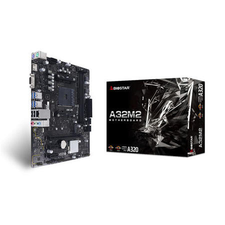 Biostar AMD A32M2 A320 DDR4 mATX Motherboard