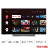 Refurbished Toshiba 49&#39;&#39; 4K Ultra HD with HDR10 LED Freeview Play Smart TV