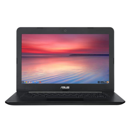 Refurbished Asus Chromebook C300 13" Celeron 2GB 32GB Google Chrome OS Laptop in Black