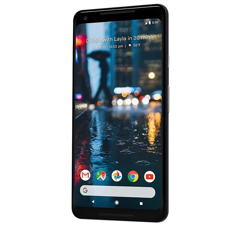 Refurbished Google Pixel 2 XL Just Black 6" 64GB 4G Unlocked & SIM Free Smartphone