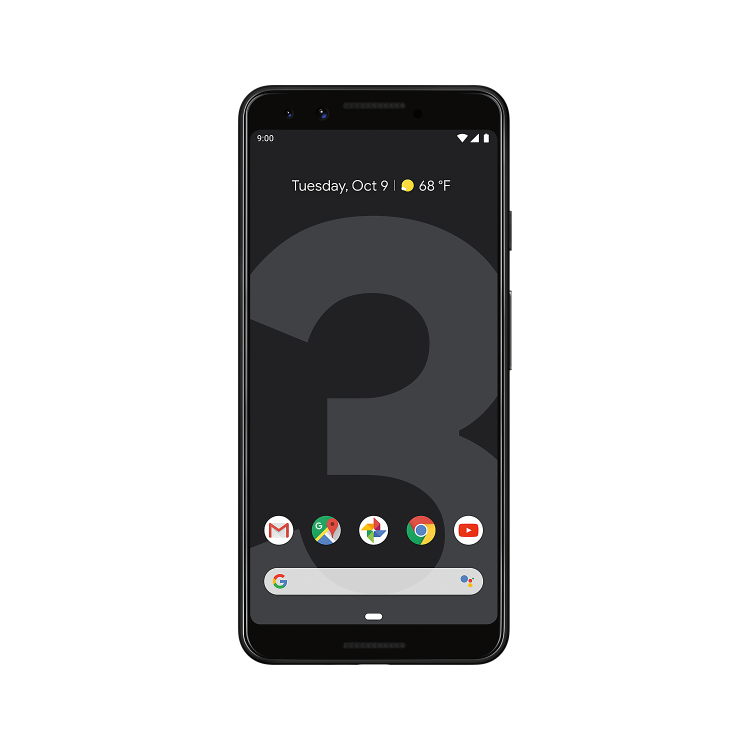 Refurbished Google Pixel 3 Just Black 5.5" 64GB 4G Unlocked & SIM Free Smartphone