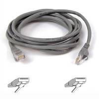 Belkin 2m Cat5 patch cable snagless - Grey