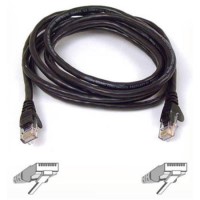 Belkin CAT 5e RJ54M Snagless Patch Cable 1M - Black
