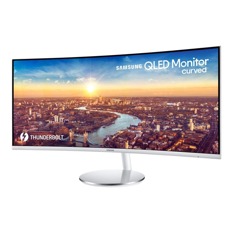 Samsung 34" 2K QHD 100Hz Thunderbolt 3 Curved QLED Monitor