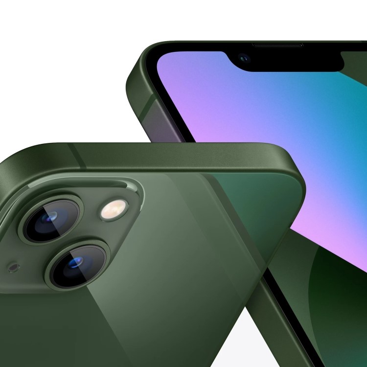 Refurbished Apple iPhone 13 Green 6.1" 128GB 5G Unlocked & SIM Free Smartphone