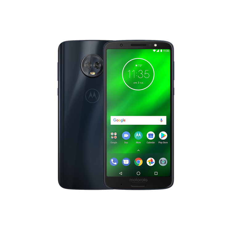 Refurbished Motorola Moto G6 Plus Blue 5.9" 64GB 4G Unlocked & SIM Free Smartphone
