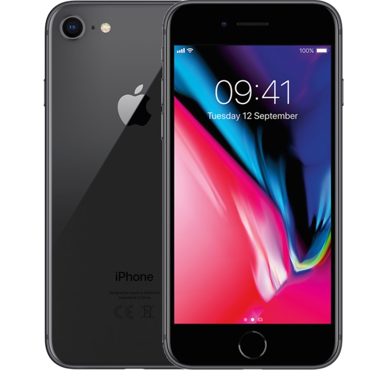 Refurbished Apple iPhone 8 Space Grey 4.7" 256GB 4G Unlocked & SIM Free Smartphone