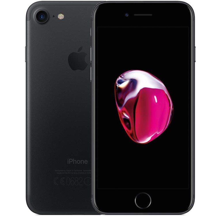Refurbished Apple iPhone 7 Jet Black 4.7" 32GB 4G Unlocked & SIM Free Smartphone
