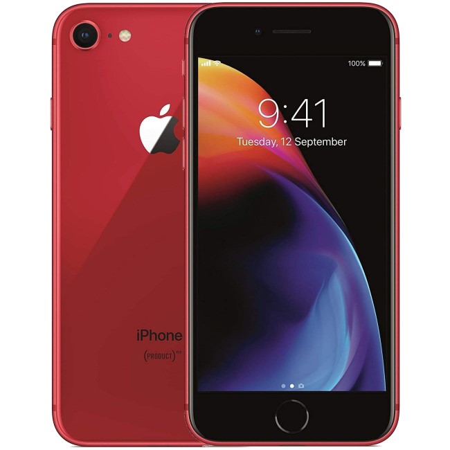 Refurbished Apple iPhone 8 PRODUCT RED Special Edition 4.7" 64GB 4G Unlocked & SIM Free Smartphone