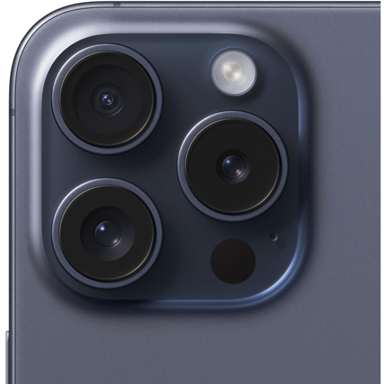 Refurbished Apple iPhone 15 Pro Blue Titanium 6.1" 256GB 5G Unlocked & SIM Free Smartphone