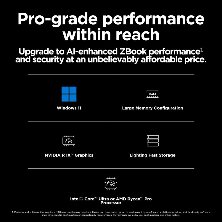 HP ZBook Power G11 Intel Core Ultra 9 64GB RAM 1TB SSD 16 Inch Windows 11 Pro Laptop