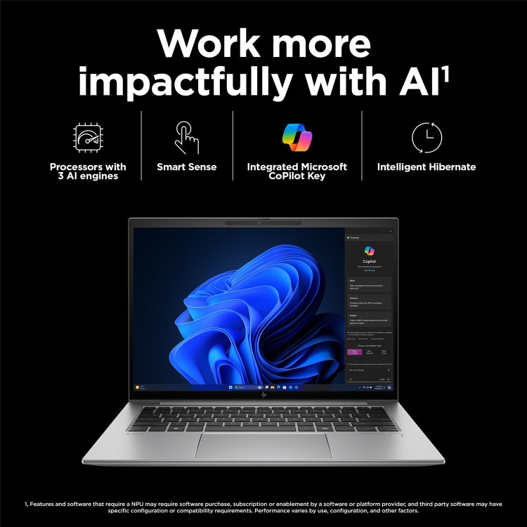 ZBook Firefly 16 inch G11 Mobile Workstation PC  - Data Science, 16", Windows 11 Pro, Intel Core™ Ultra 7, 16GB RAM, 512GB SSD, NVIDIA RTX™ A500, WUXGA