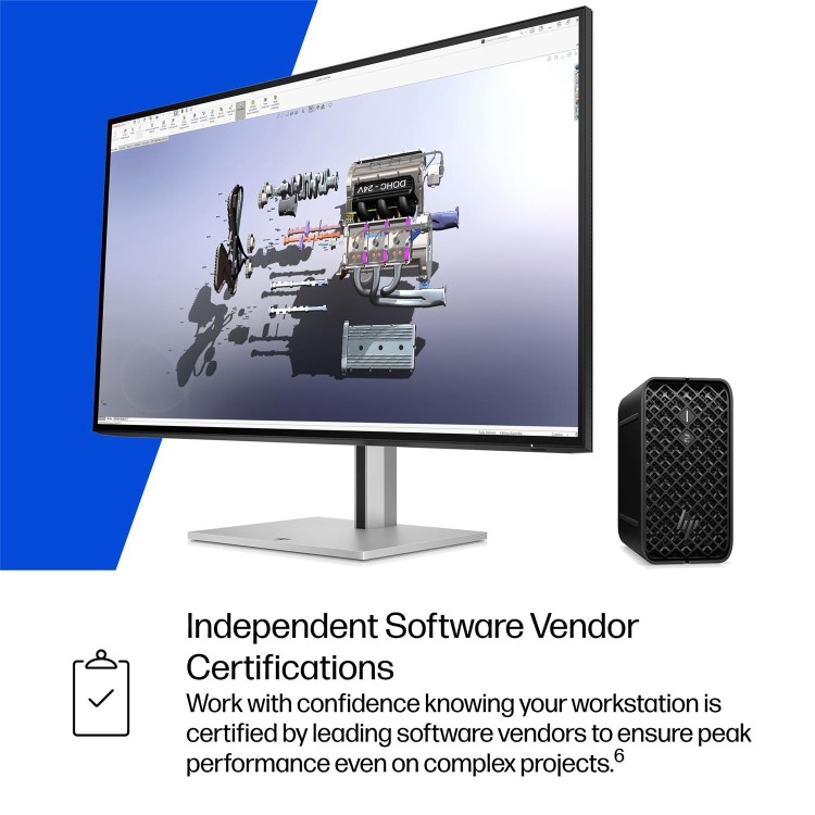 HP Z2 G1a AI AMD Ryzen AI Max+ PRO 395 64GB RAM 2TB SSD Windows 11 Pro Workstation PC