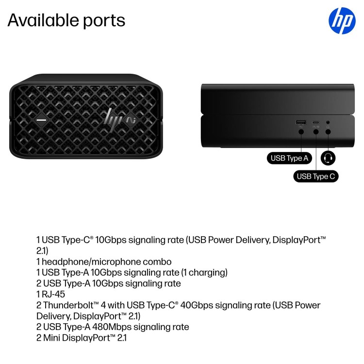 HP Z2 G1a AI AMD Ryzen AI Max+ PRO 395 64GB RAM 2TB SSD Windows 11 Pro Workstation PC