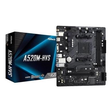 ASRock A520M HVS AMD A520 AM4 DDR4 Micro ATX Motherboard