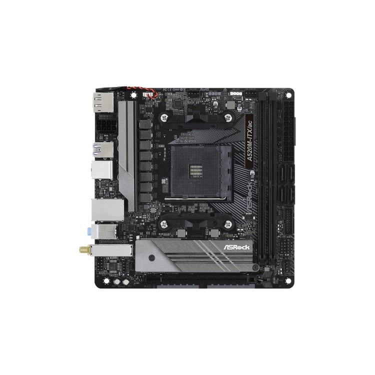 ASRock A520M-ITX AC AMD A520 AM4 DDR4 Mini ATX Motherboard
