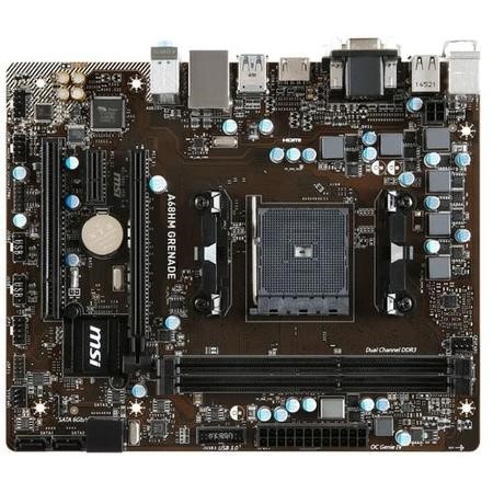 Amd A68h Msi Grenade A68hm MSI AMD A68H Grenade DDR3 FM2+ Micro