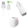 Advanced Accessories Essential Mains + Car Charger Bundle - Lightning