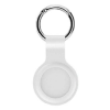 Silicone Keyring Case for AirTag White