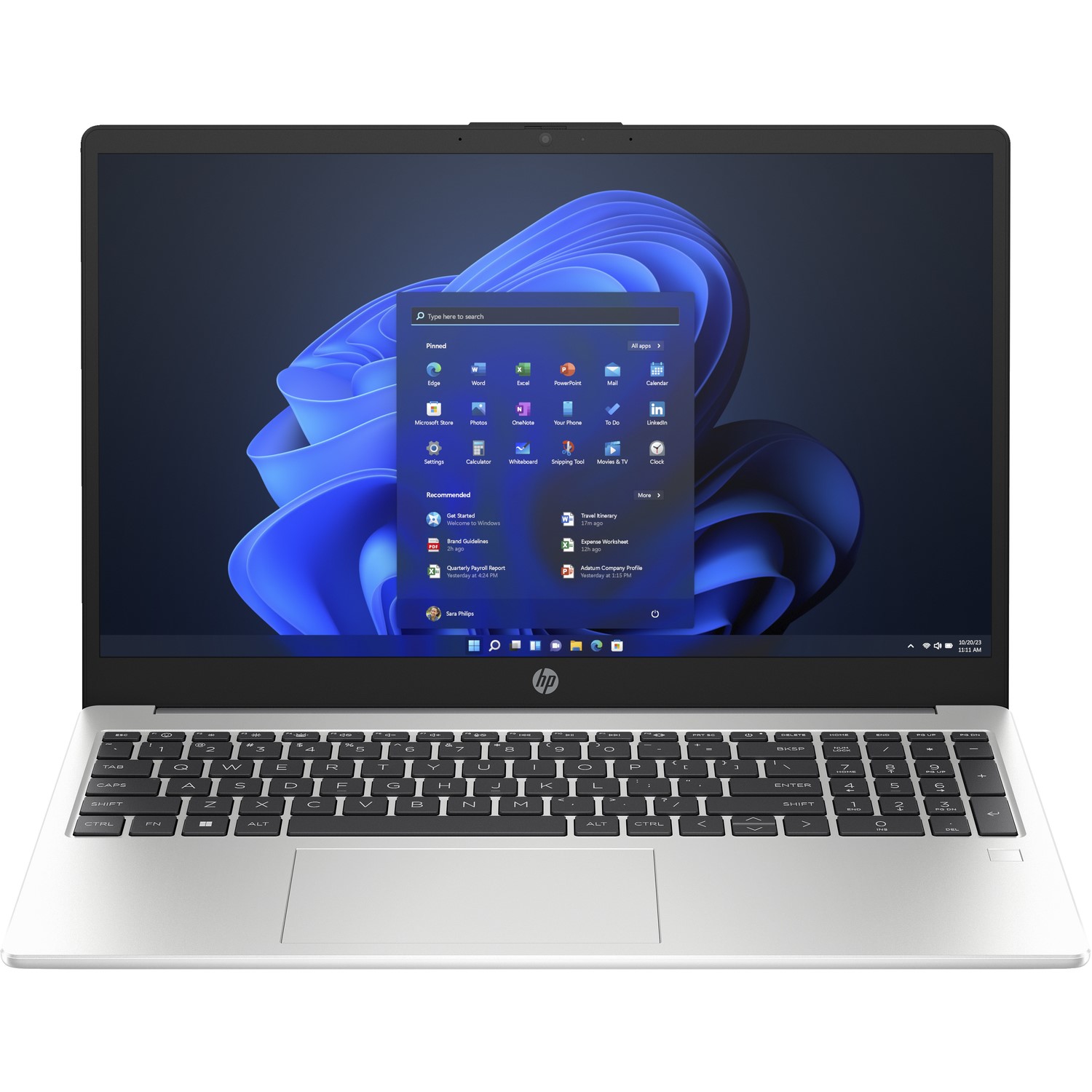 HP 255 G10 AMD Ryzen 7 16GB RAM 512GB SSD 15.6 Inch Windows 11 Pro Laptop