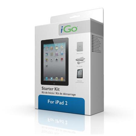iGo iPad Starter Kit with Smart Cover Screen Protector and In-Car Charger