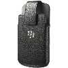 Blackberry Q10 Leather Swivel Holster  Black