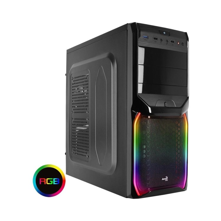 Aerocool V3X Black RGB Midi Gaming Case