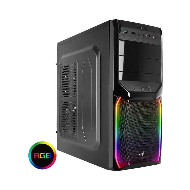 Aerocool V3X Black RGB Midi Gaming Case