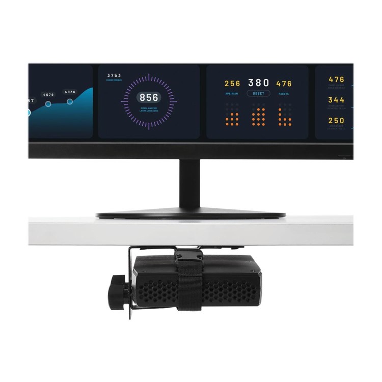 Thin Client Mount - Mini PC VESA Mount - Adjustable .7 to 2.8" - Under Desk Computer Mount - Mac Mini Monitor Mount