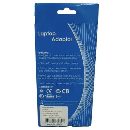 Acer 19V 65W Laptop Charger