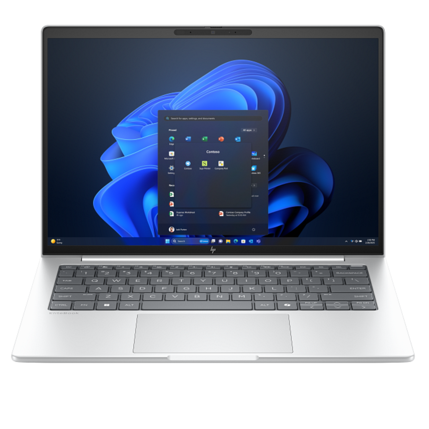 HPElitebook 8 G1i Intel Core Ultra 5 16GB RAM 512GB SSD 14 Inch Windows 11 Pro Laptop Silver, Laptops Direct - AD4M0ET