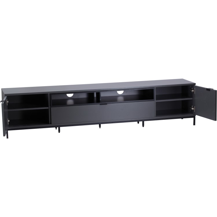 Alphason Chaplin TV Unit in Charcoal