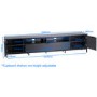 Alphason Chaplin TV Unit in Charcoal