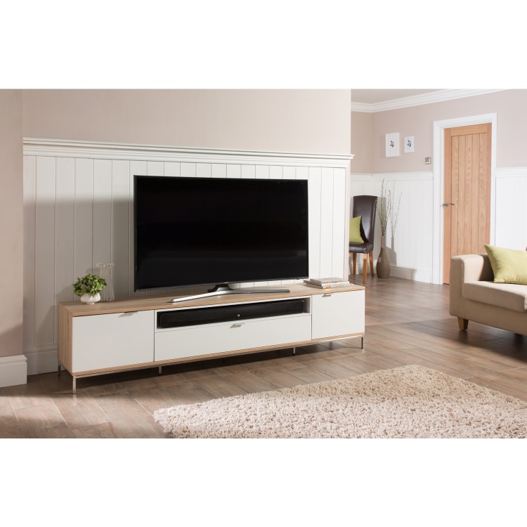 Alphason Chaplin TV Unit in Charcoal