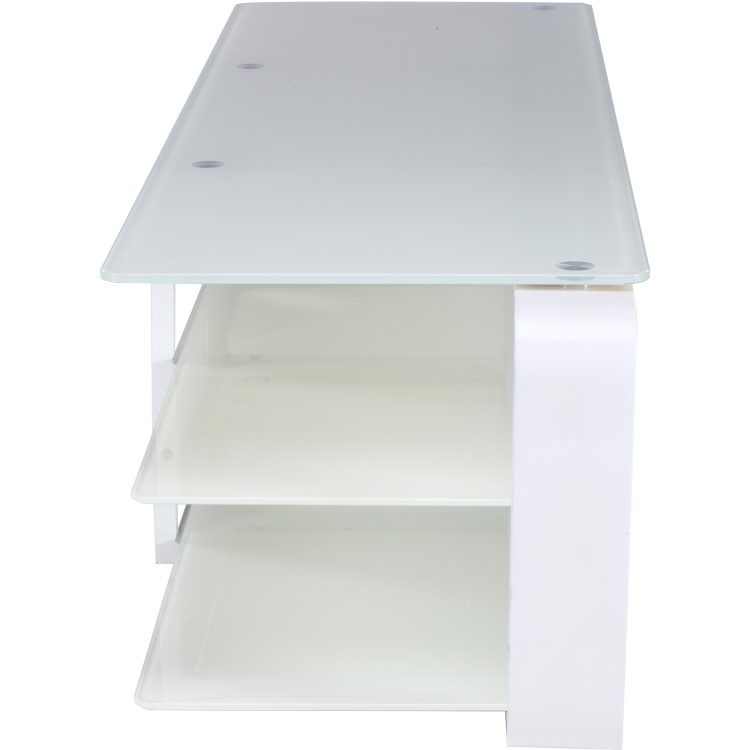 Alphason ADL1400-WHT Lithium TV Stand for up to 72" TVs - White