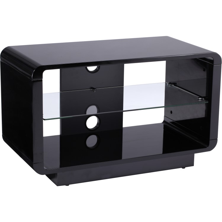Alphason ADLU800-BLK Luna TV Stand for up to 37" TVs - Black